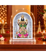 Lord Venkateswar L Shape Acrylic Showpiece 3 X 3.5 Inch For Home, Office And Car (F177483)