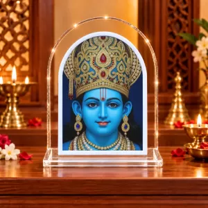 Shree Krishna L Shape Acrylic Showpiece 3 X 3.5 Inch For Home, Office And Car (F177486) Shree Krishna L Shape Acrylic Showpiece 3 X 3.5 Inch For Home, Office And Car (F177486)