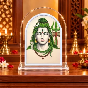Lord Shiva L Shape Acrylic Showpiece 3 X 3.5 Inch For Home, Office And Car (F177497) Lord Shiva L Shape Acrylic Showpiece 3 X 3.5 Inch For Home, Office And Car (F177497)