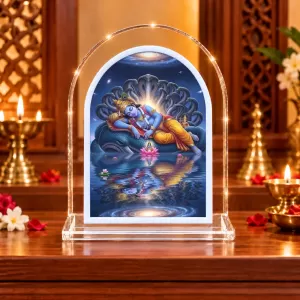 Lord Vish L Shape Acrylic Showpiece 3 X 3.5 Inch For Home, Office And Car (F177500) Lord Vish L Shape Acrylic Showpiece 3 X 3.5 Inch For Home, Office And Car (F177500)
