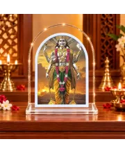 Shree Vishnu L Shape Acrylic Showpiece 3 X 3.5 Inch For Home, Office And Car (F177501)