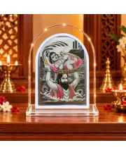Baby Krishna L Shape Acrylic Showpiece 3 X 3.5 Inch For Home, Office And Car (F177515)