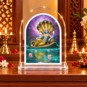 Lord Vishnu L Shape Acrylic Showpiece 3 X 3.5 Inch For Home, Office And Car (F177526) Lord Vishnu L Shape Acrylic Showpiece 3 X 3.5 Inch For Home, Office And Car (F177526)
