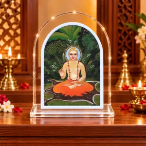 Lord Kapila Muni L Shape Acrylic Showpiece 3 X 3.5 Inch For Home, Office And Car (F177529)