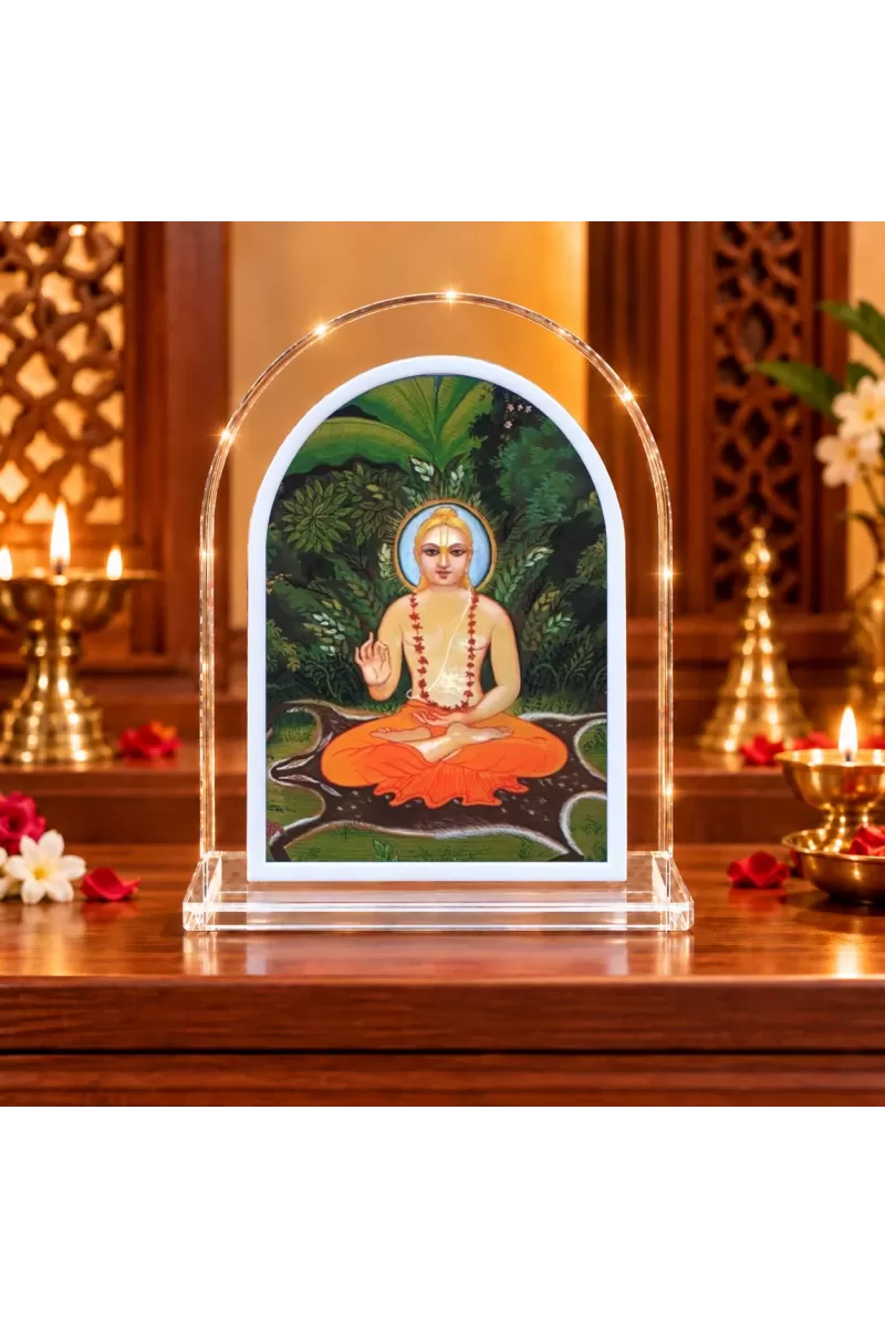 Lord Kapila Muni L Shape Acrylic Showpiece 3 X 3.5 Inch For Home, Office And Car (F177529)