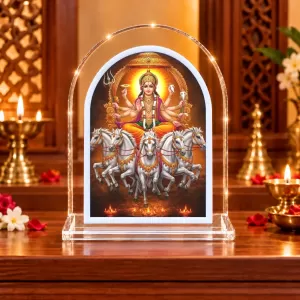 Lord Surya L Shape Acrylic Showpiece 3 X 3.5 Inch For Home, Office And Car (F177532) Lord Surya L Shape Acrylic Showpiece 3 X 3.5 Inch For Home, Office And Car (F177532)