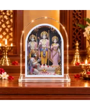 Lord Ram L Shape Acrylic Showpiece 3 X 3.5 Inch For Home, Office And Car (F177537)