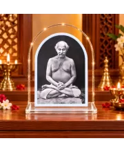Lahari Mahashay L Shape Acrylic Showpiece 3 X 3.5 Inch For Home, Office And Car (F177539)