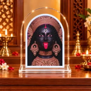Kali Maa L Shape Acrylic Showpiece 3 X 3.5 Inch For Home, Office And Car (F177540) Kali Maa L Shape Acrylic Showpiece 3 X 3.5 Inch For Home, Office And Car (F177540)