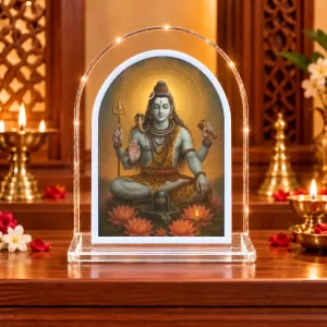 Lord Shiva L Shape Acrylic Showpiece 3 X 3.5 Inch For Home, Office And Car (F177541) Lord Shiva L Shape Acrylic Showpiece 3 X 3.5 Inch For Home, Office And Car (F177541)