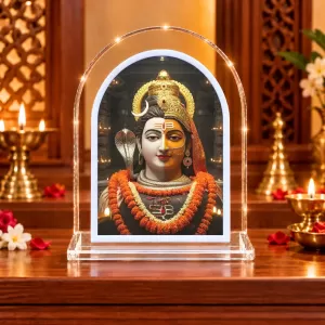 Lord Kapila Muni L Shape Acrylic Showpiece 3 X 3.5 Inch For Home, Office And Car (F177542)