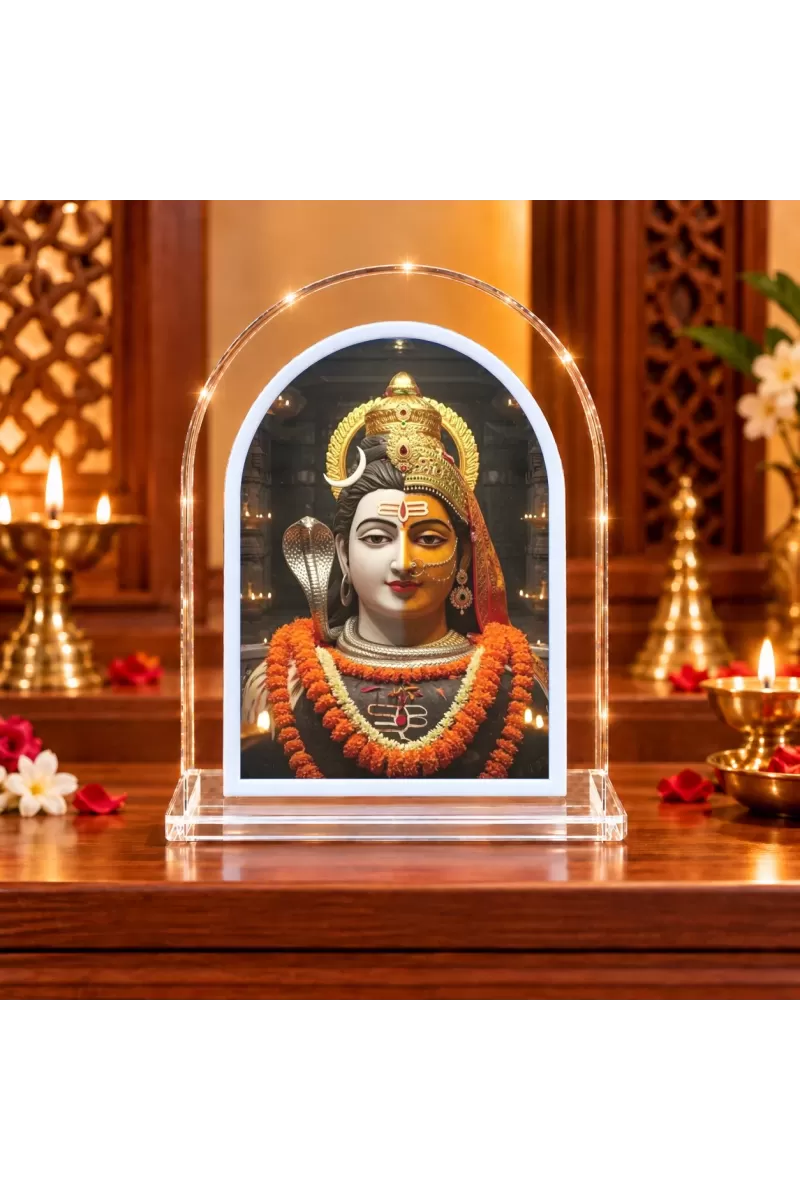 Lord Kapila Muni L Shape Acrylic Showpiece 3 X 3.5 Inch For Home, Office And Car (F177542)