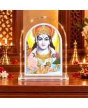 Lord Rama L Shape Acrylic Showpiece 3 X 3.5 Inch For Home, Office And Car (F177545)