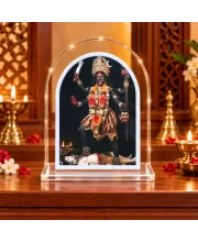 Goddess Kali L Shape Acrylic Showpiece 3 X 3.5 Inch For Home, Office And Car (F177569)