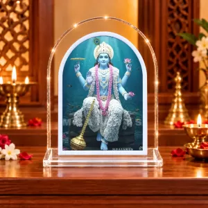Lord Vishnu L Shape Acrylic Showpiece 3 X 3.5 Inch For Home, Office And Car (F177573) Lord Vishnu L Shape Acrylic Showpiece 3 X 3.5 Inch For Home, Office And Car (F177573)