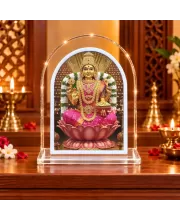 Maa Manasa L Shape Acrylic Showpiece 3 X 3.5 Inch For Home, Office And Car (F177577)