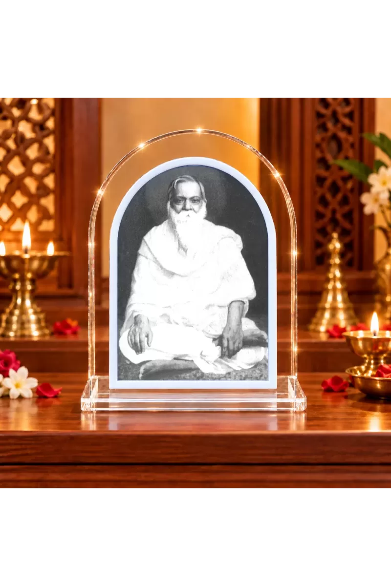 Sri Bhupendra Nath Sanyal L Shape Acrylic Showpiece 3 X 3.5 Inch For Home, Office And Car (F177591)