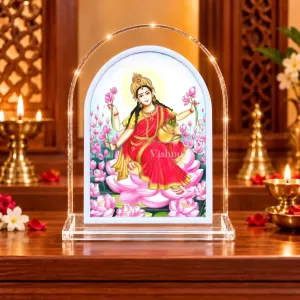 Maa Durga L Shape Acrylic Showpiece 3 X 3.5 Inch For Home, Office And Car (F177595) Maa Durga L Shape Acrylic Showpiece 3 X 3.5 Inch For Home, Office And Car (F177595)