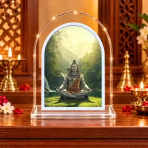 Lord Shiva L Shape Acrylic Showpiece 3 X 3.5 Inch For Home, Office And Car (F177599) Lord Shiva L Shape Acrylic Showpiece 3 X 3.5 Inch For Home, Office And Car (F177599)