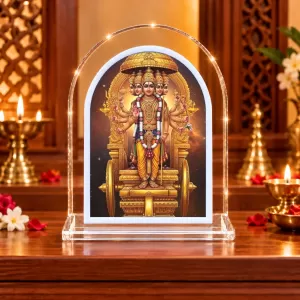 Lord Subhramannya L Shape Acrylic Showpiece 3 X 3.5 Inch For Home, Office And Car (F177604) Lord Subhramannya L Shape Acrylic Showpiece 3 X 3.5 Inch For Home, Office And Car (F177604)