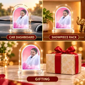 Amma Amritanandamayi L Shape Acrylic Showpiece 3 X 3.5 Inch For Home, Office And Car (F175699) Amma Amritanandamayi L Shape Acrylic Showpiece 3 X 3.5 Inch For Home, Office And Car (F175699)
