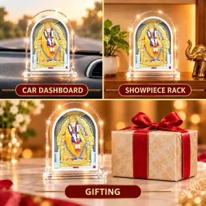 Shirdi Sai Baba L Shape Acrylic Showpiece 3 X 3.5 Inch For Home, Office And Car (F175873) Shirdi Sai Baba L Shape Acrylic Showpiece 3 X 3.5 Inch For Home, Office And Car (F175873)