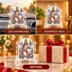 Durga Maa L Shape Acrylic Showpiece 3 X 3.5 Inch For Home, Office And Car (F175903) Durga Maa L Shape Acrylic Showpiece 3 X 3.5 Inch For Home, Office And Car (F175903)