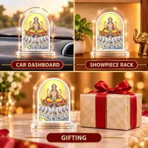 Surya Dev L Shape Acrylic Showpiece 3 X 3.5 Inch For Home, Office And Car (F175954) Surya Dev L Shape Acrylic Showpiece 3 X 3.5 Inch For Home, Office And Car (F175954)