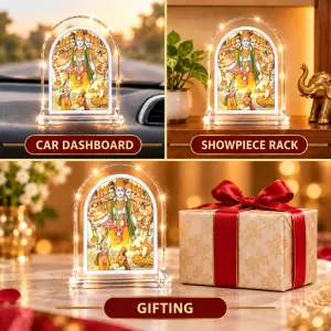 Shree Krishna L Shape Acrylic Showpiece 3 X 3.5 Inch For Home, Office And Car (F176247) Shree Krishna L Shape Acrylic Showpiece 3 X 3.5 Inch For Home, Office And Car (F176247)