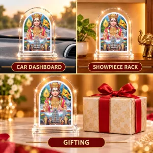 Lord Murugan L Shape Acrylic Showpiece 3 X 3.5 Inch For Home, Office And Car (F176607) Lord Murugan L Shape Acrylic Showpiece 3 X 3.5 Inch For Home, Office And Car (F176607)