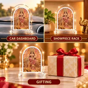 Durga Maa L Shape Acrylic Showpiece 3 X 3.5 Inch For Home, Office And Car (F176720) Durga Maa L Shape Acrylic Showpiece 3 X 3.5 Inch For Home, Office And Car (F176720)