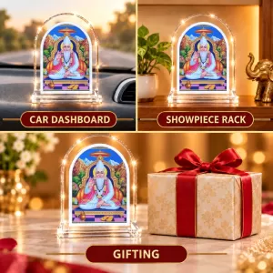Sant Kabir Sadhu L Shape Acrylic Showpiece 3 X 3.5 Inch For Home, Office And Car (F176862) Sant Kabir Sadhu L Shape Acrylic Showpiece 3 X 3.5 Inch For Home, Office And Car (F176862)