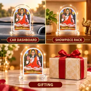 Adi Guru Shankaracharya L Shape Acrylic Showpiece 3 X 3.5 Inch For Home, Office And Car (F177055) Adi Guru Shankaracharya L Shape Acrylic Showpiece 3 X 3.5 Inch For Home, Office And Car (F177055)