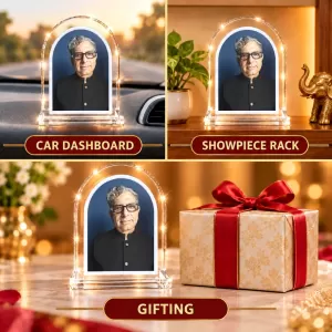 Deepak Chopra L Shape Acrylic Showpiece 3 X 3.5 Inch For Home, Office And Car (F177104) Deepak Chopra L Shape Acrylic Showpiece 3 X 3.5 Inch For Home, Office And Car (F177104)