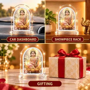 Radha Rani L Shape Acrylic Showpiece 3 X 3.5 Inch For Home, Office And Car (F177175) Radha Rani L Shape Acrylic Showpiece 3 X 3.5 Inch For Home, Office And Car (F177175)