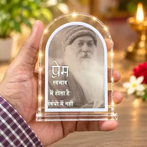 Osho L Shape Acrylic Showpiece 3 X 3.5 Inch For Home, Office And Car (F175690) Osho L Shape Acrylic Showpiece 3 X 3.5 Inch For Home, Office And Car (F175690)