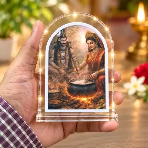 Shiva Parvati L Shape Acrylic Showpiece 3 X 3.5 Inch For Home, Office And Car (F175712) Shiva Parvati L Shape Acrylic Showpiece 3 X 3.5 Inch For Home, Office And Car (F175712)