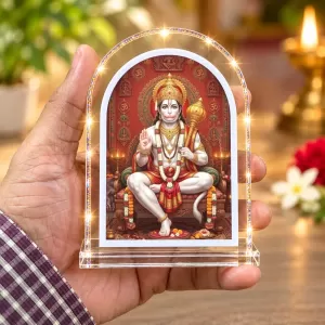 Hanuman L Shape Acrylic Showpiece 3 X 3.5 Inch For Home, Office And Car (F175715) Hanuman L Shape Acrylic Showpiece 3 X 3.5 Inch For Home, Office And Car (F175715)