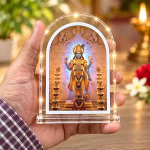 Lord Vishnu L Shape Acrylic Showpiece 3 X 3.5 Inch For Home, Office And Car (F175721) Lord Vishnu L Shape Acrylic Showpiece 3 X 3.5 Inch For Home, Office And Car (F175721)