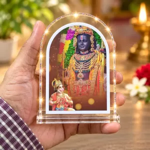 Shree Ram L Shape Acrylic Showpiece 3 X 3.5 Inch For Home, Office And Car (F175740) Shree Ram L Shape Acrylic Showpiece 3 X 3.5 Inch For Home, Office And Car (F175740)