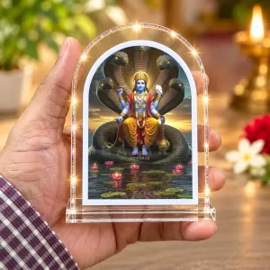 Lord Vishnu L Shape Acrylic Showpiece 3 X 3.5 Inch For Home, Office And Car (F175749) Lord Vishnu L Shape Acrylic Showpiece 3 X 3.5 Inch For Home, Office And Car (F175749)