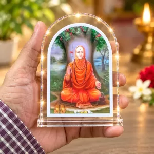 Adi Shankaracharya L Shape Acrylic Showpiece 3 X 3.5 Inch For Home, Office And Car (F175750)