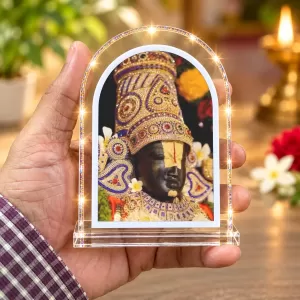 Lord Tirupati L Shape Acrylic Showpiece 3 X 3.5 Inch For Home, Office And Car (F175755) Lord Tirupati L Shape Acrylic Showpiece 3 X 3.5 Inch For Home, Office And Car (F175755)