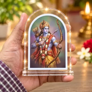 Lord Rama L Shape Acrylic Showpiece 3 X 3.5 Inch For Home, Office And Car (F175764) Lord Rama L Shape Acrylic Showpiece 3 X 3.5 Inch For Home, Office And Car (F175764)
