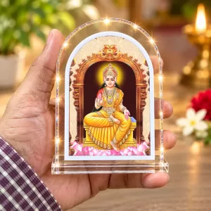 Goddess Tripureswari L Shape Acrylic Showpiece 3 X 3.5 Inch For Home, Office And Car (F175767) Goddess Tripureswari L Shape Acrylic Showpiece 3 X 3.5 Inch For Home, Office And Car (F175767)