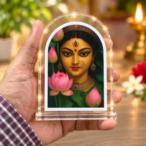 Maa Durga L Shape Acrylic Showpiece 3 X 3.5 Inch For Home, Office And Car (F175775) Maa Durga L Shape Acrylic Showpiece 3 X 3.5 Inch For Home, Office And Car (F175775)