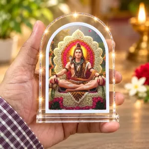 Lord Shiva L Shape Acrylic Showpiece 3 X 3.5 Inch For Home, Office And Car (F175781) Lord Shiva L Shape Acrylic Showpiece 3 X 3.5 Inch For Home, Office And Car (F175781)