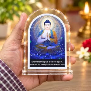 Buddha L Shape Acrylic Showpiece 3 X 3.5 Inch For Home, Office And Car (F175785) Buddha L Shape Acrylic Showpiece 3 X 3.5 Inch For Home, Office And Car (F175785)