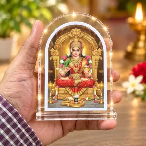 Goddess Tripureswari L Shape Acrylic Showpiece 3 X 3.5 Inch For Home, Office And Car (F175791) Goddess Tripureswari L Shape Acrylic Showpiece 3 X 3.5 Inch For Home, Office And Car (F175791)
