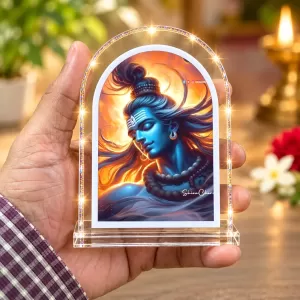 Lord Shiva L Shape Acrylic Showpiece 3 X 3.5 Inch For Home, Office And Car (F175793) Lord Shiva L Shape Acrylic Showpiece 3 X 3.5 Inch For Home, Office And Car (F175793)